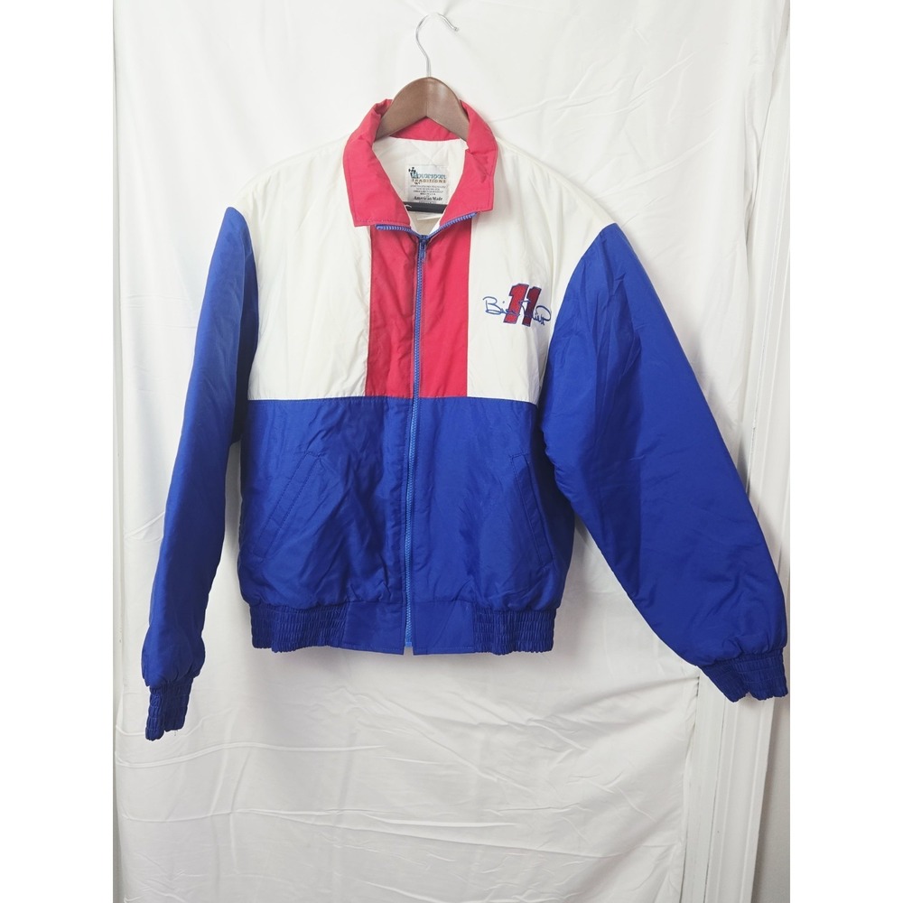 Vintage Bill Elliott #11 Motorsport Traditions Nascar Jacket Sz Medium Budweiser